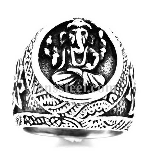 FSR20W50 flower elephant Ganesha ring